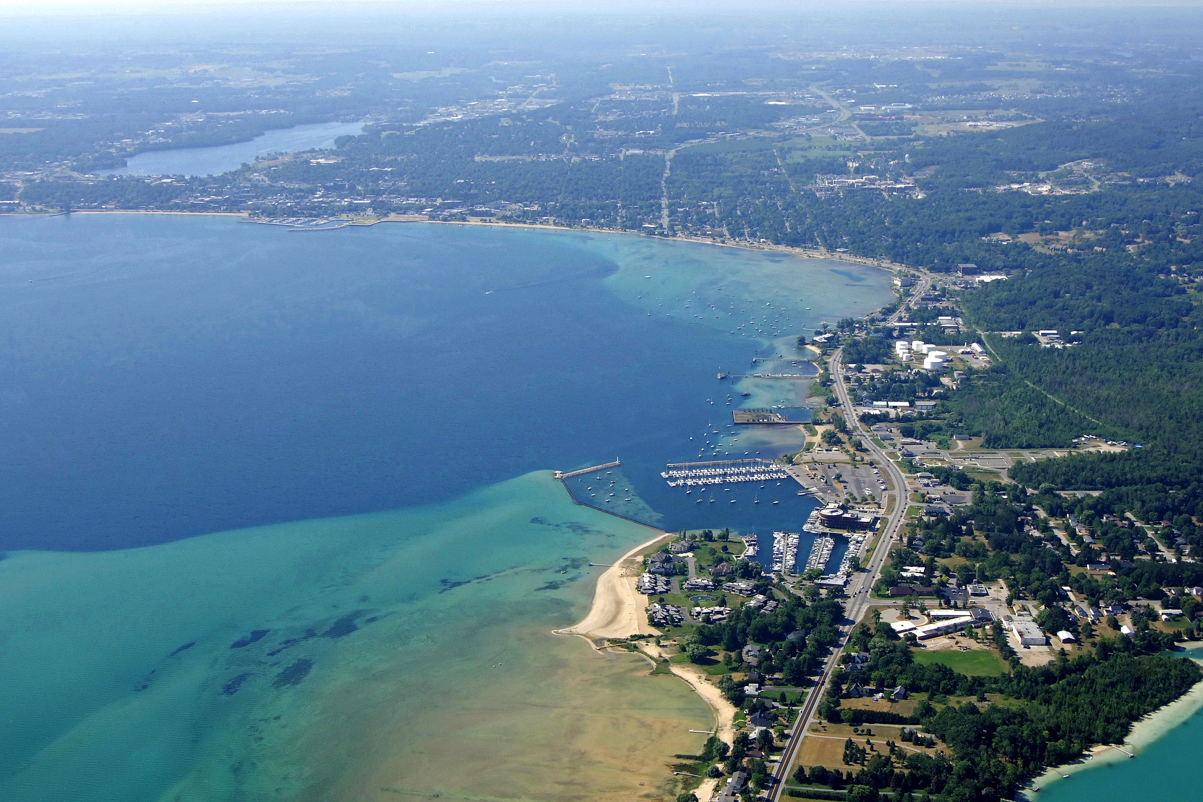 Traverse City Harbor In Traverse City MI United States Harbor Traverse City Harbor In Traverse City MI United States Harbor