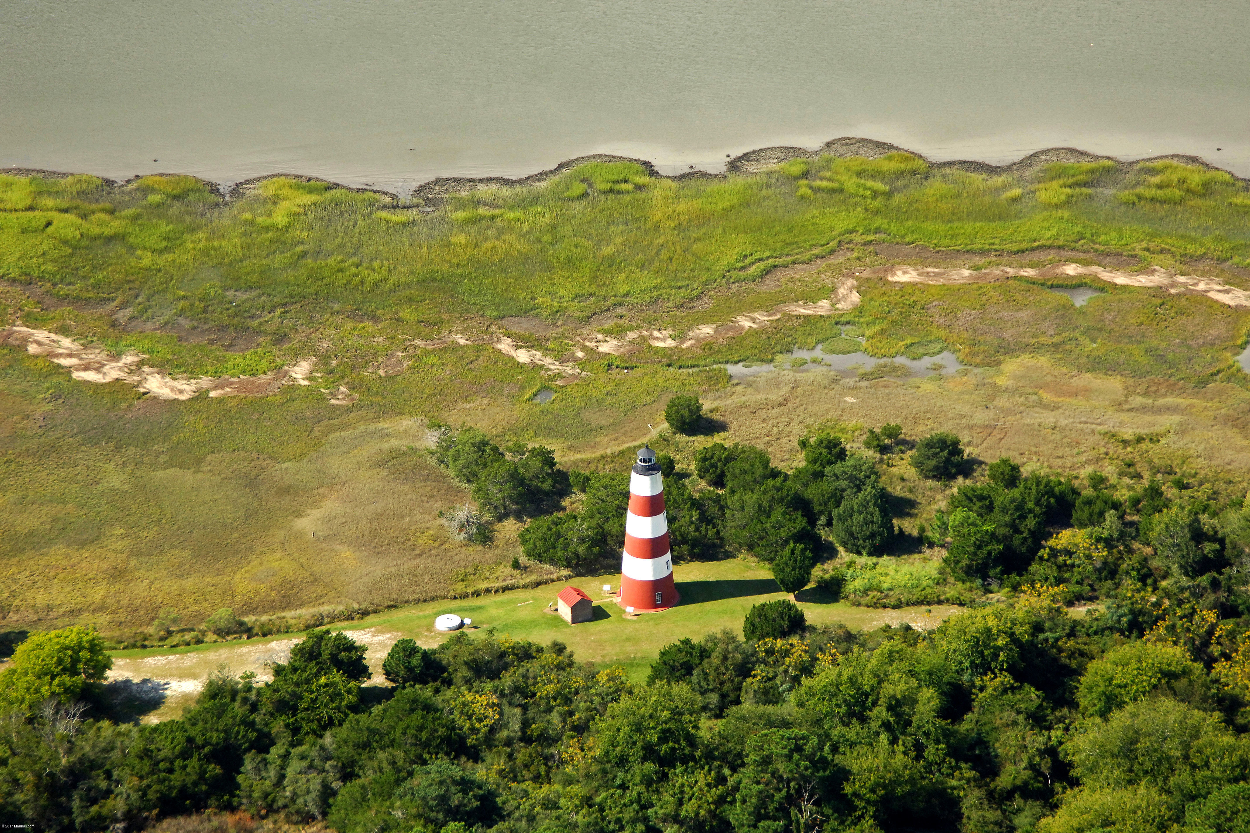 Sapelo Island Lighthouse in Sapelo Island, GA, United States
