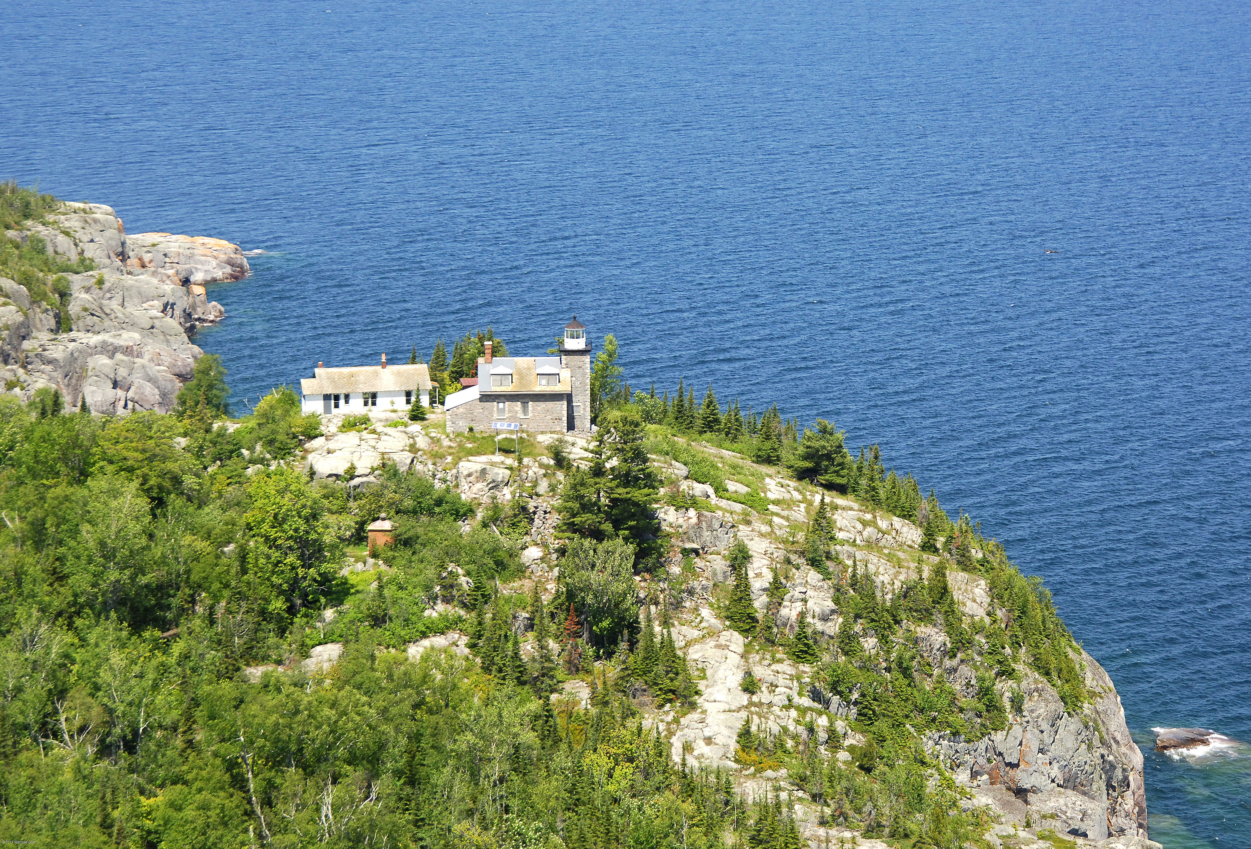 Huron Islands Lighthouse in L'Anse, MI, United States lighthouse