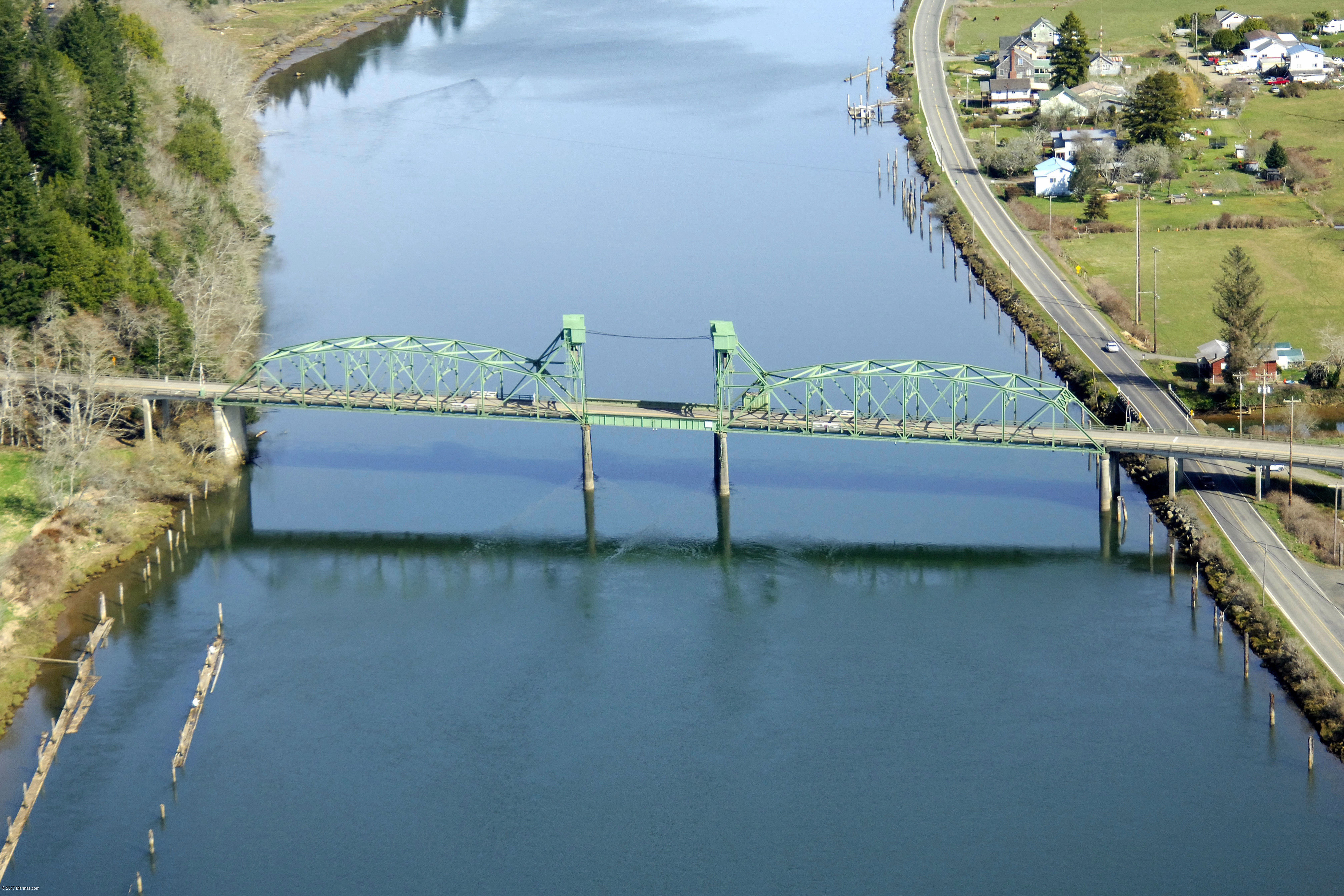 South Coos River Highway Lift Bridge in Coos Bay, OR, United States