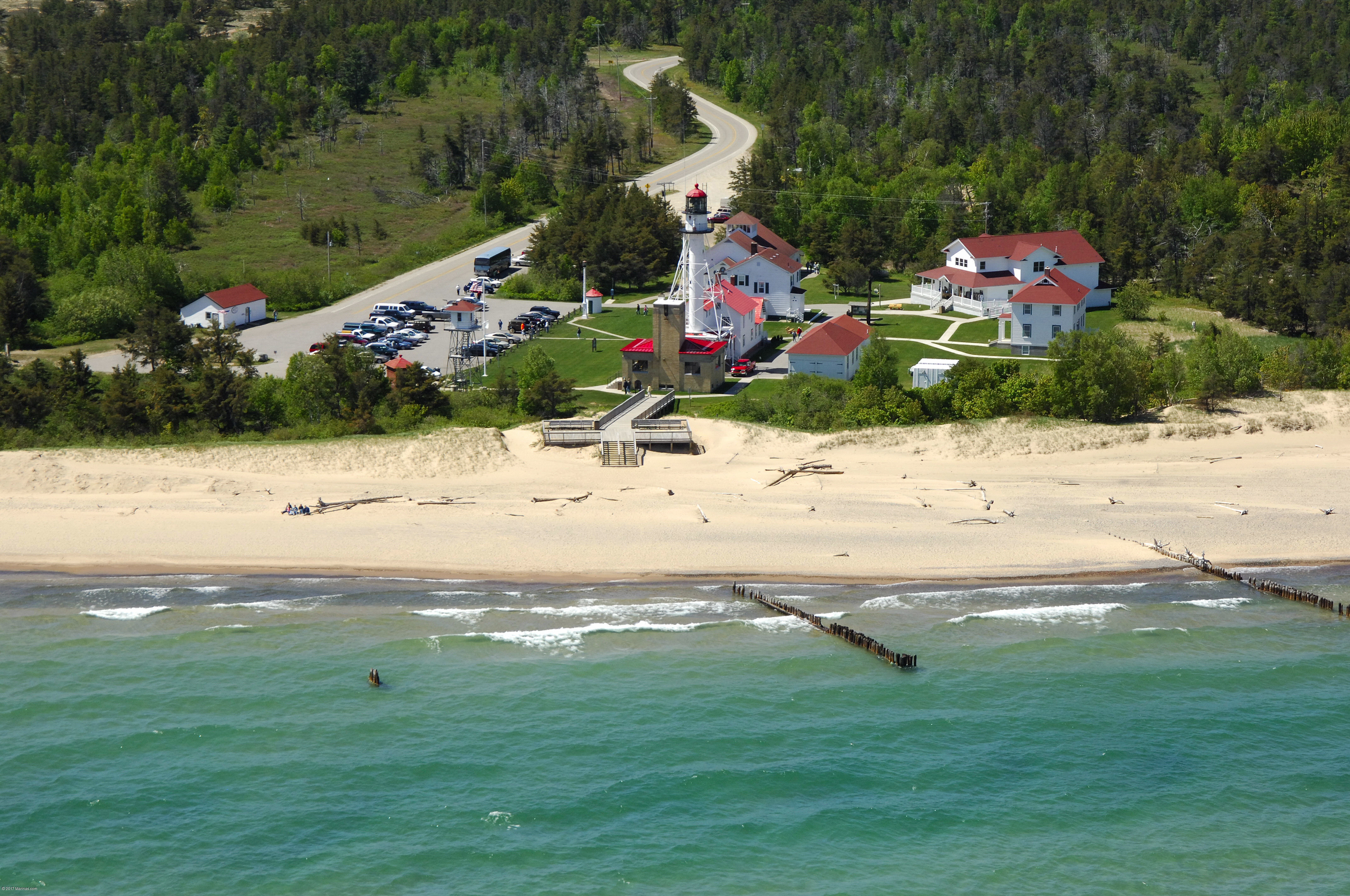 Whitefish Point Lighthouse in Paradise, MI, United States lighthouse