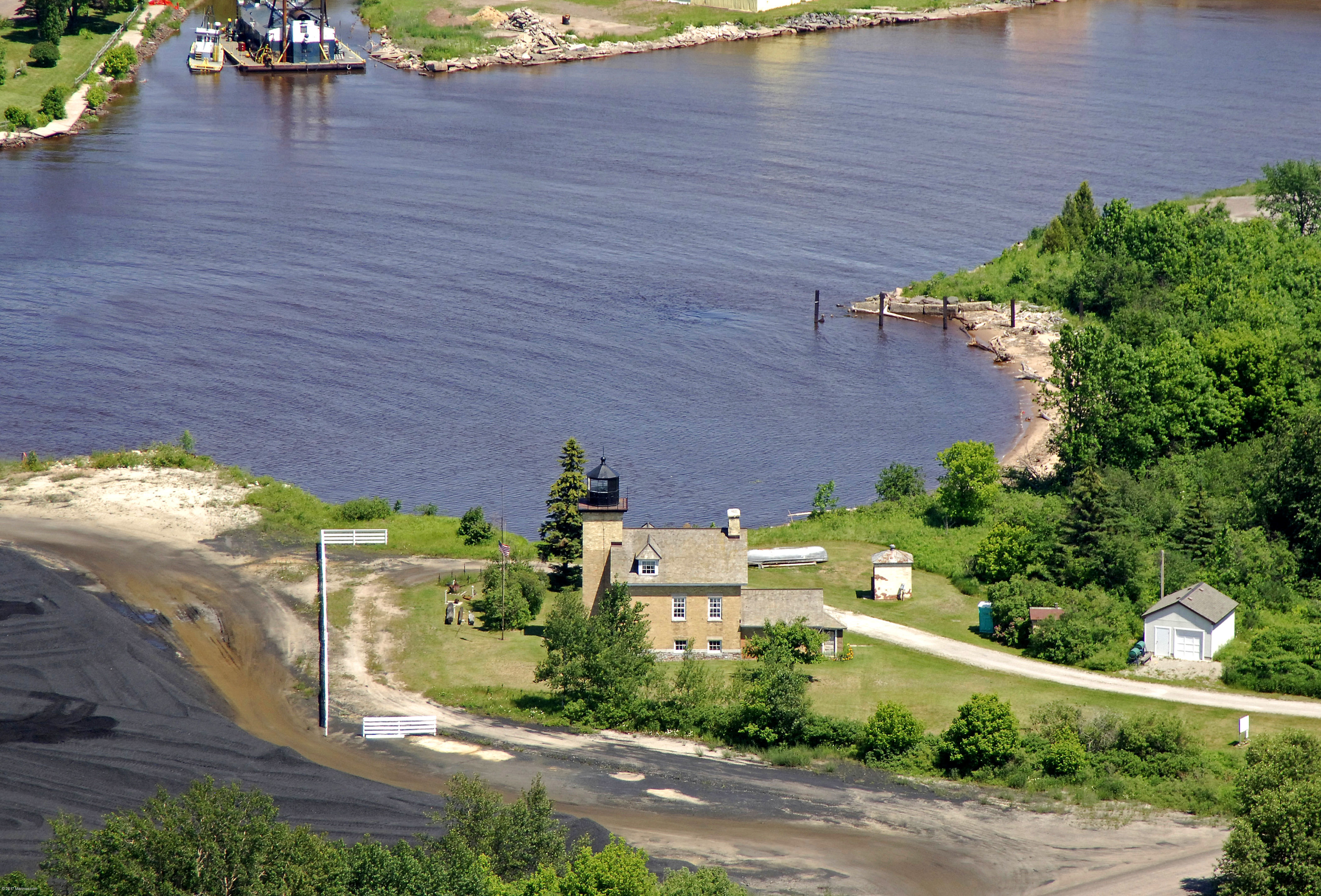 Ontonagon Lighthouse in Ontonagon, MI, United States lighthouse