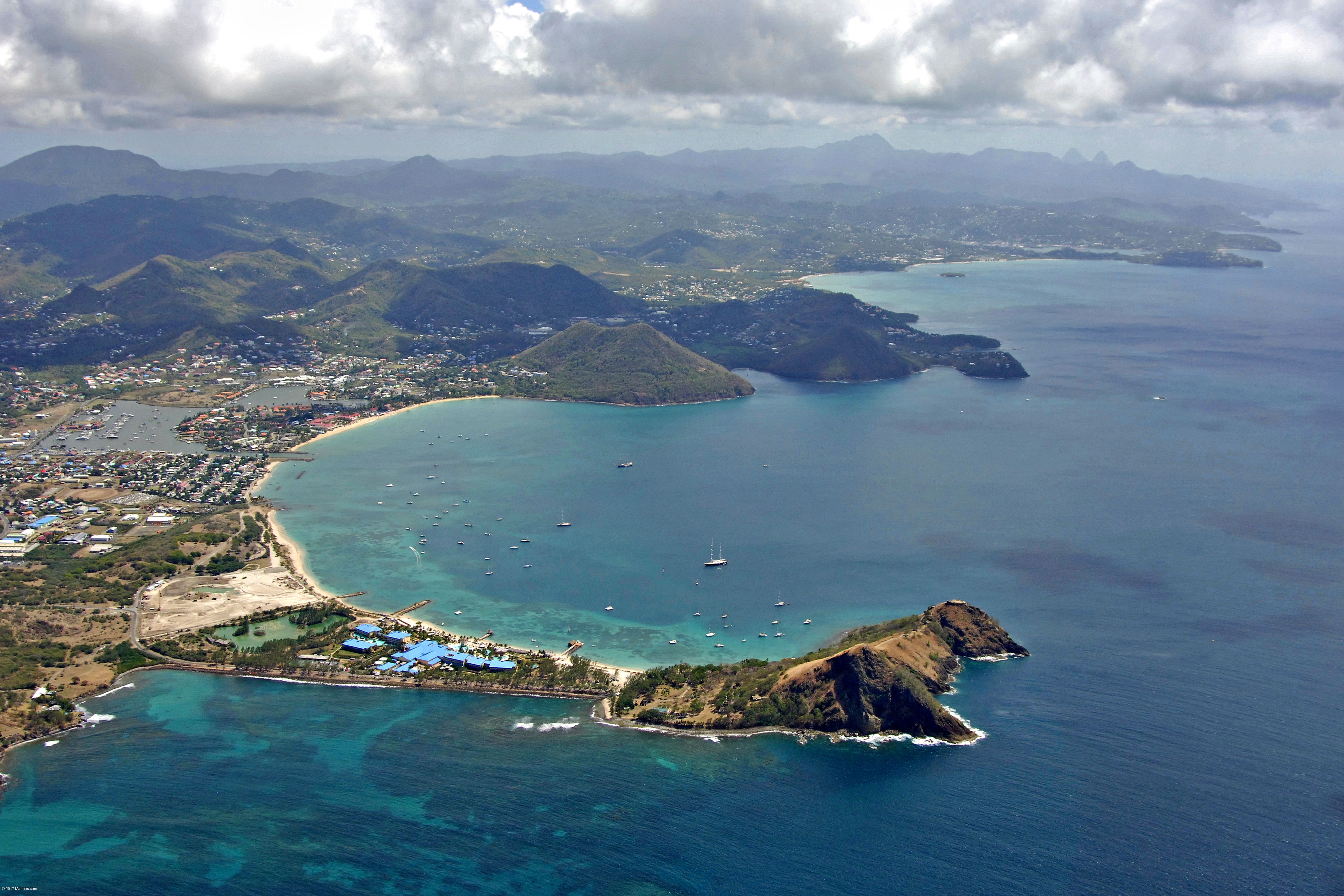 Rodney Bay in Cap Estate, St Lucia harbor Reviews Phone Number