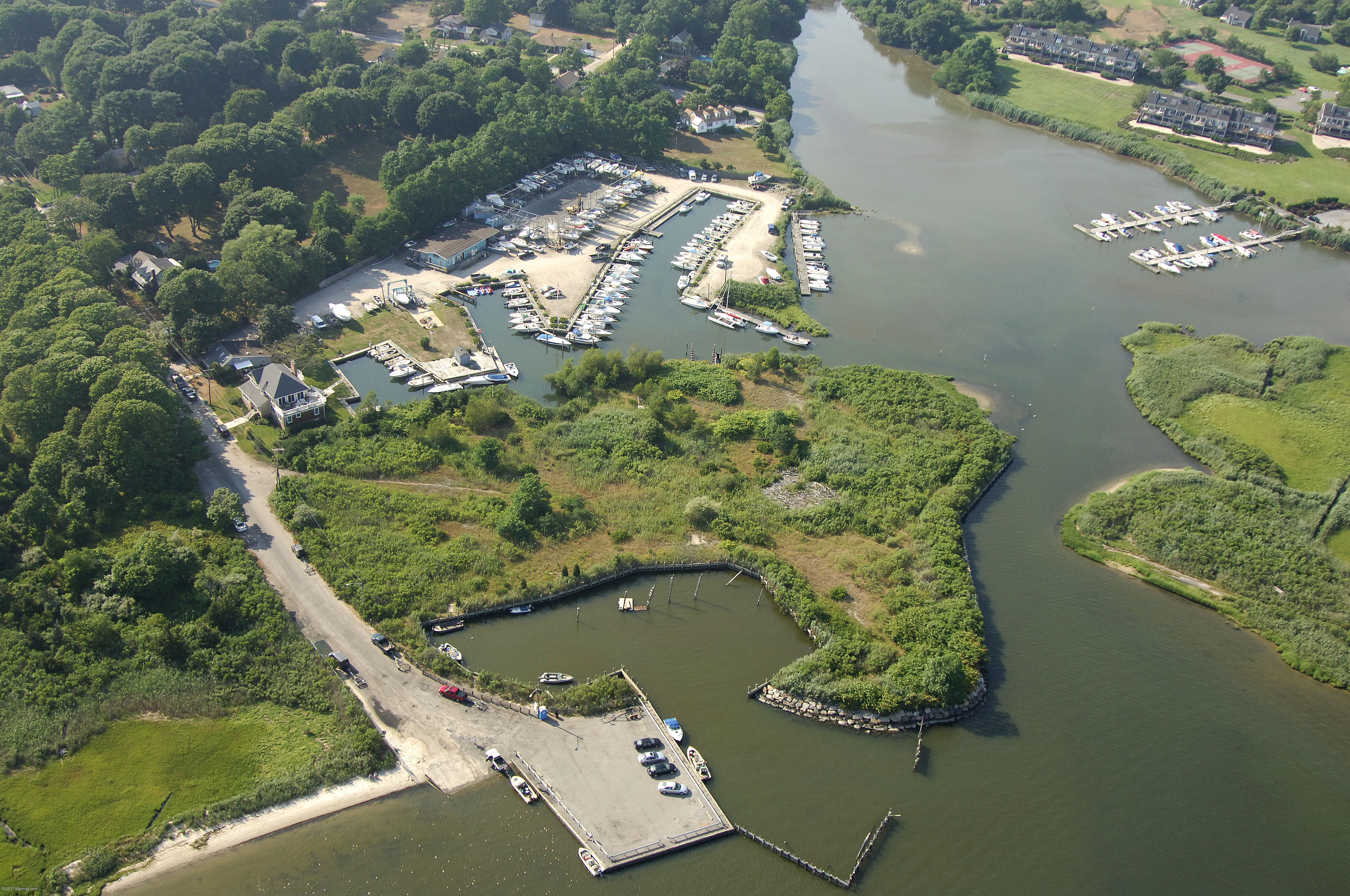 Abbott's Harts Cove Marina in East Moriches, NY, United States Marina