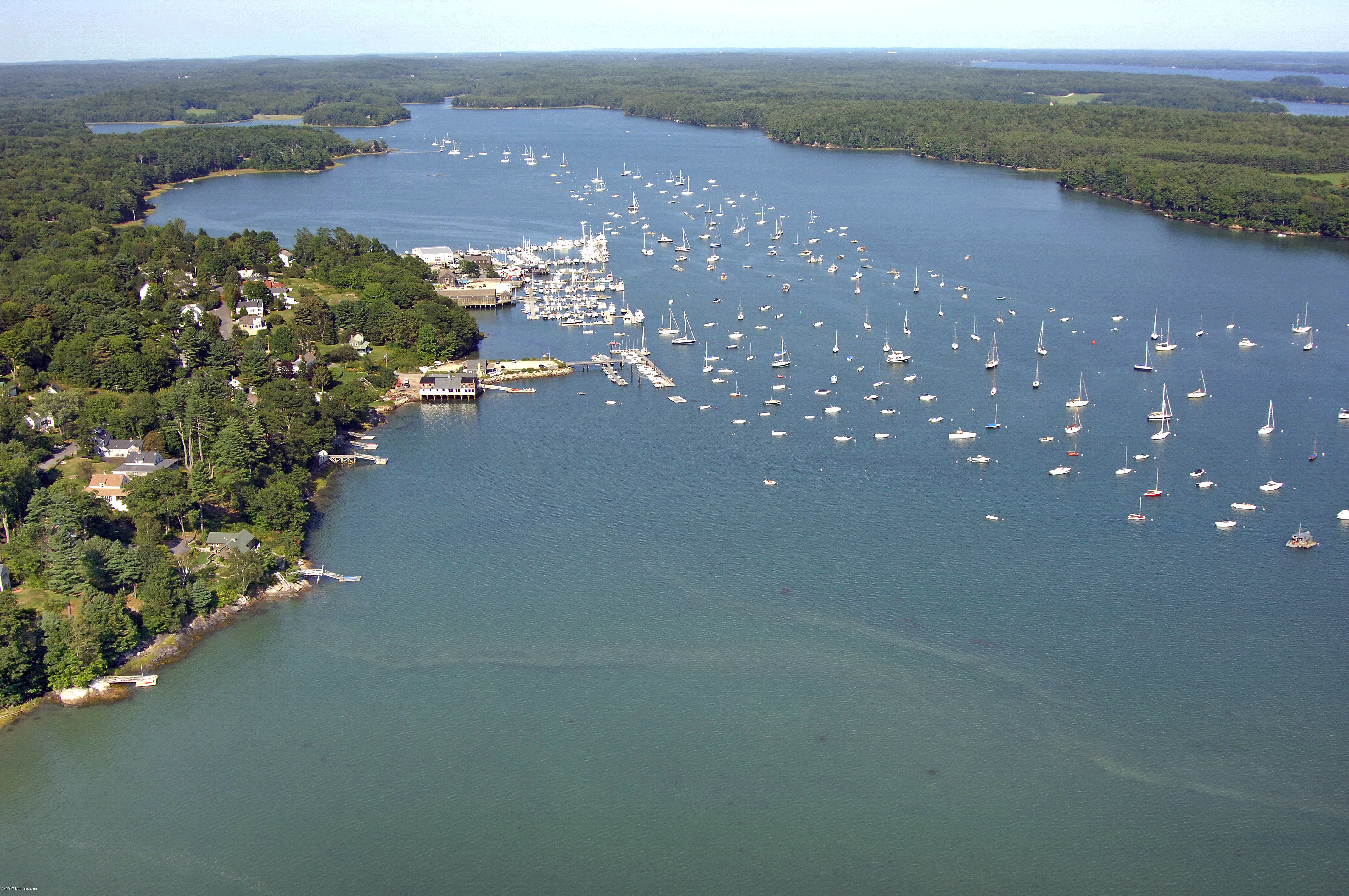 South Freeport Harbor in South Freeport, ME, United States harbor