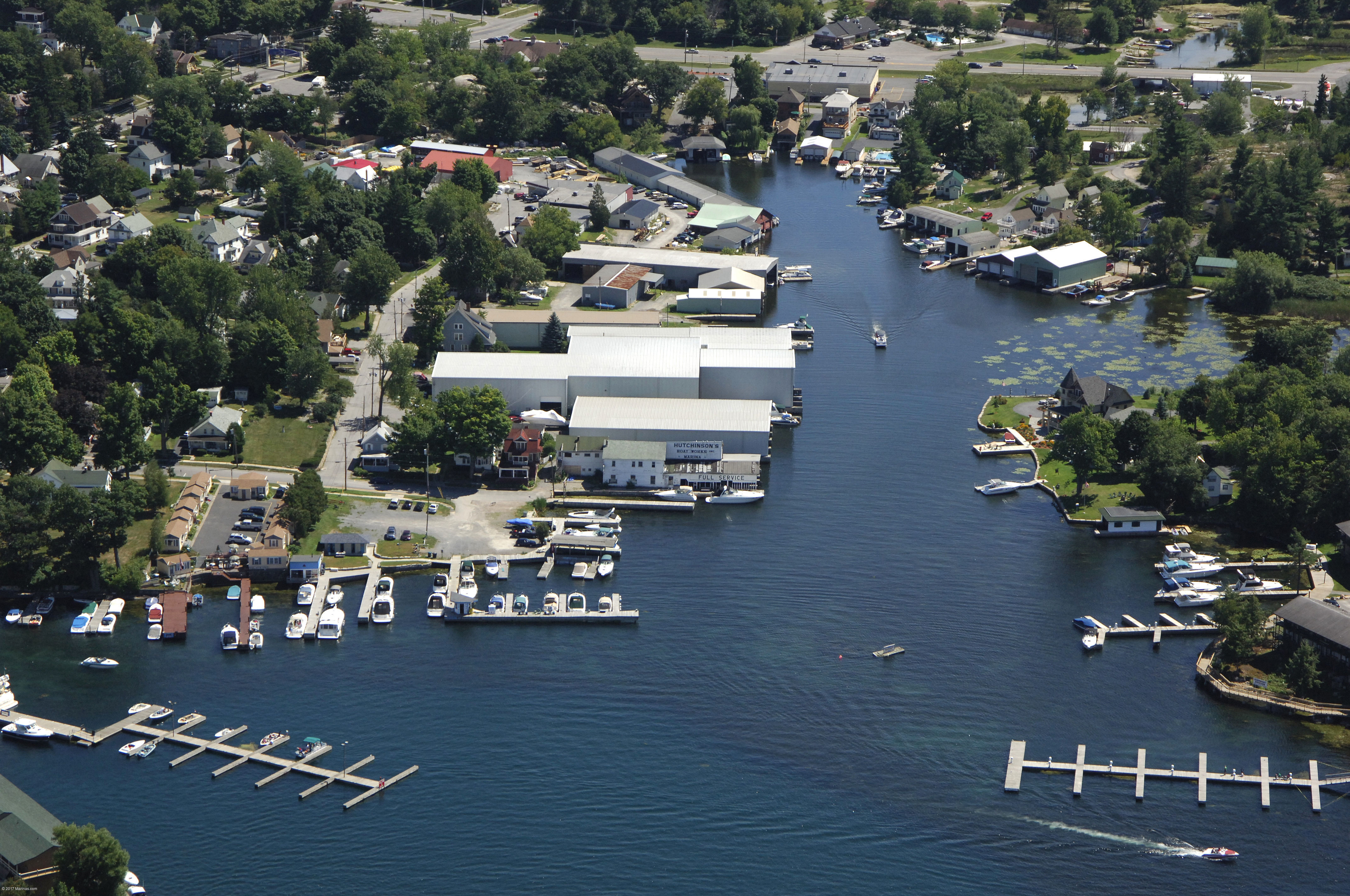 Hutchinson's Boat Works in Alexandria Bay, NY, United States Marina