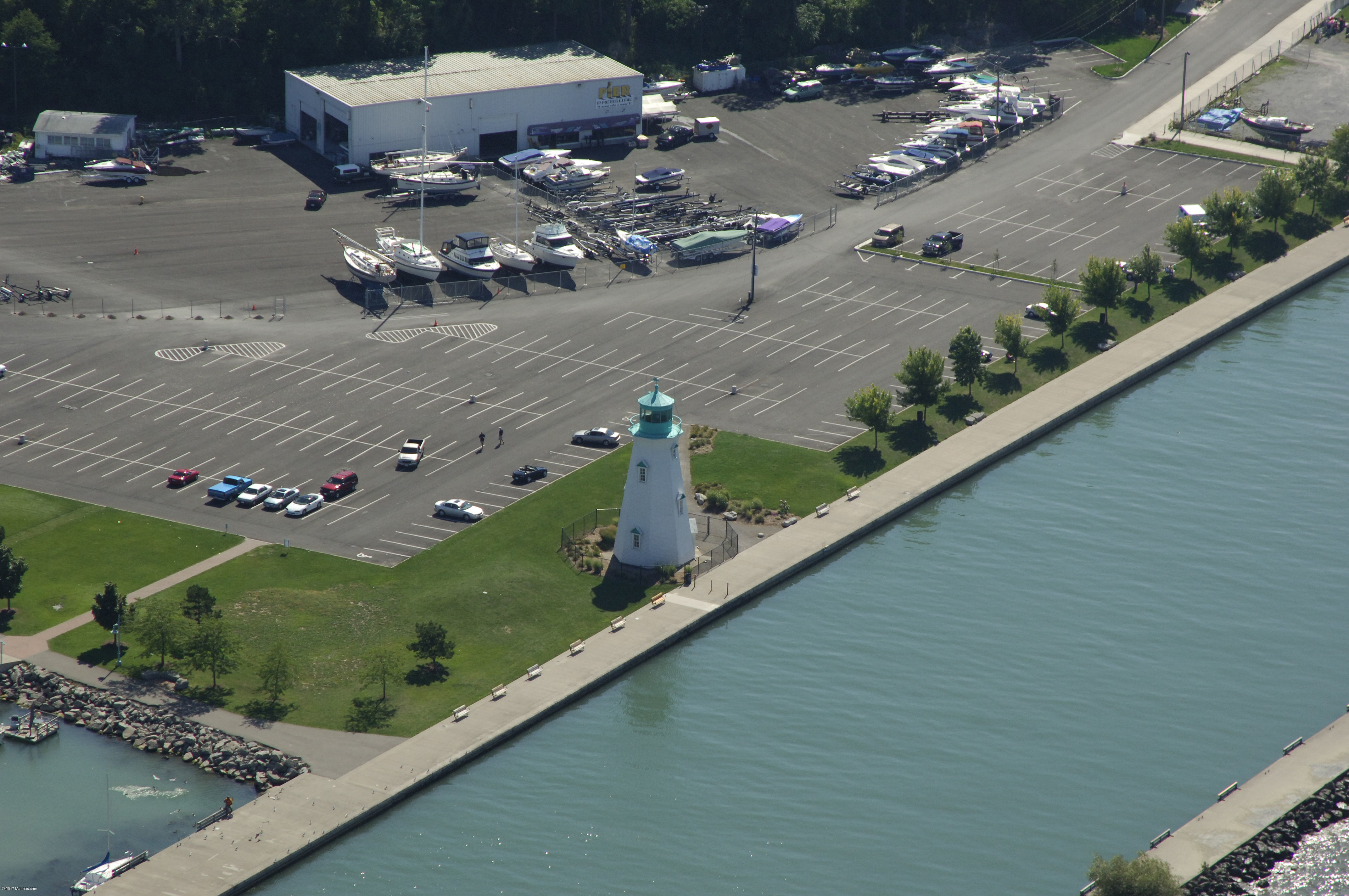 Port Dalhousie Rear Range Light (East Pier Light) Lighthouse in Port
