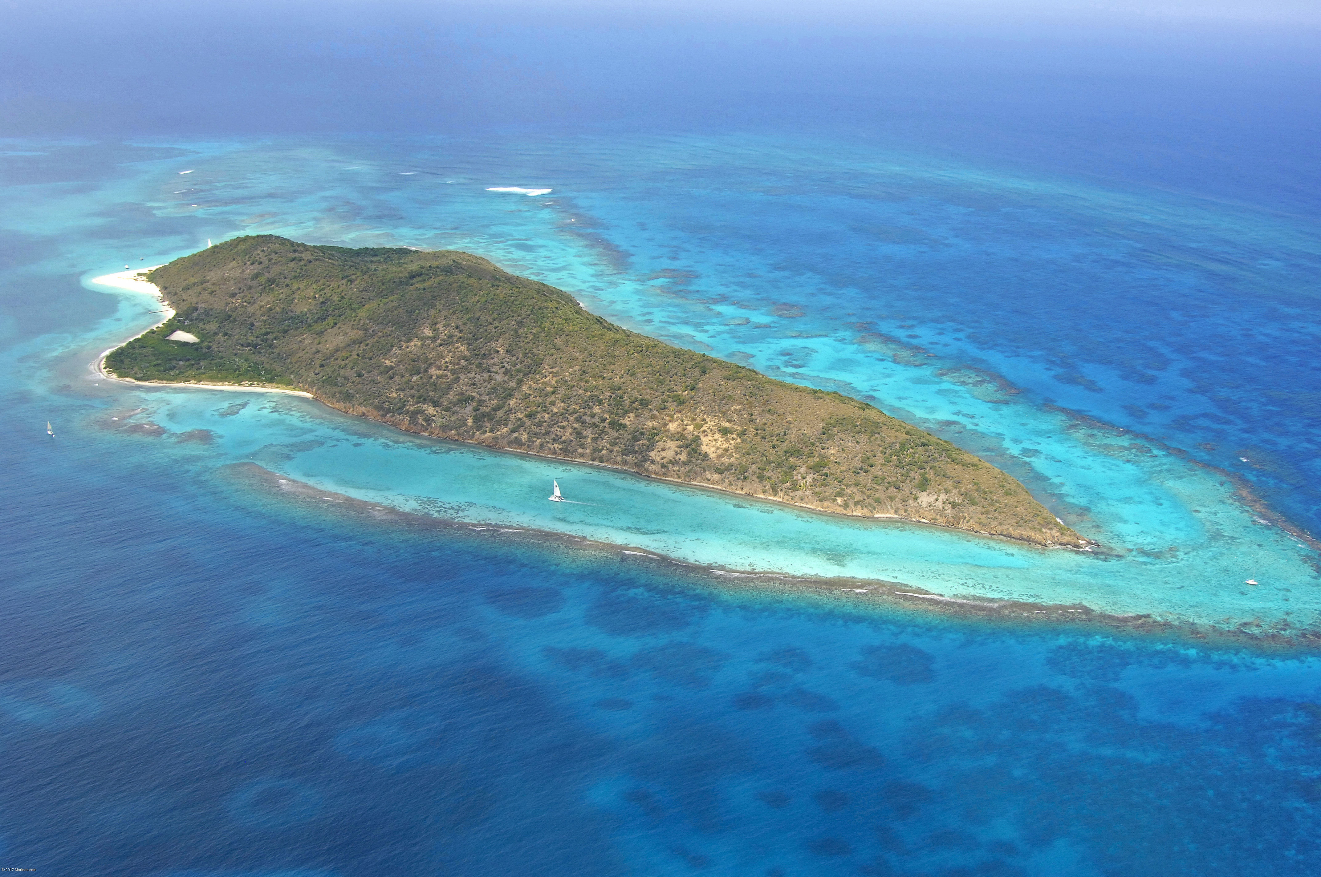 Buck Island Reef National Monument Harbor in U.S. Virgin Islands