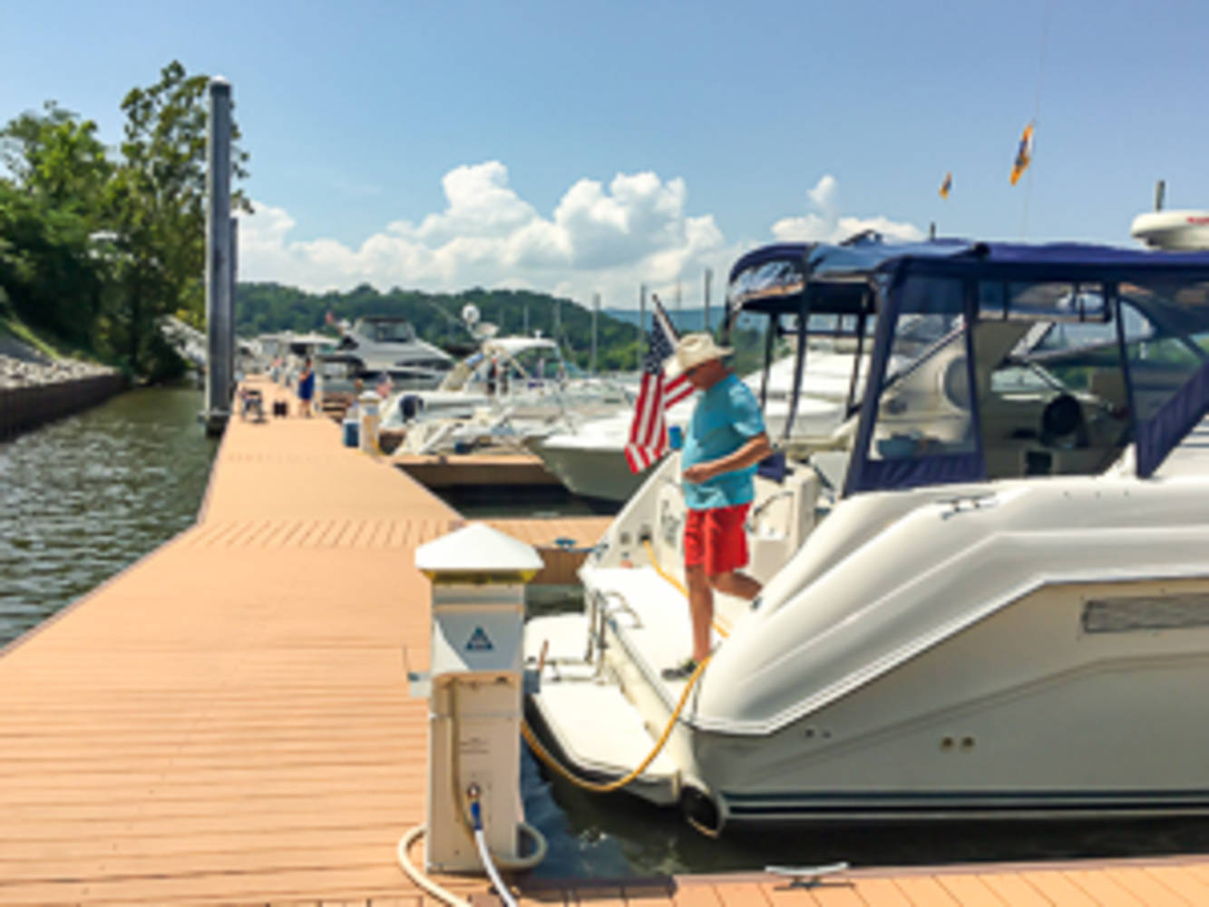 Erwin Marine Riverfront slip, dock, mooring reservations Dockwa