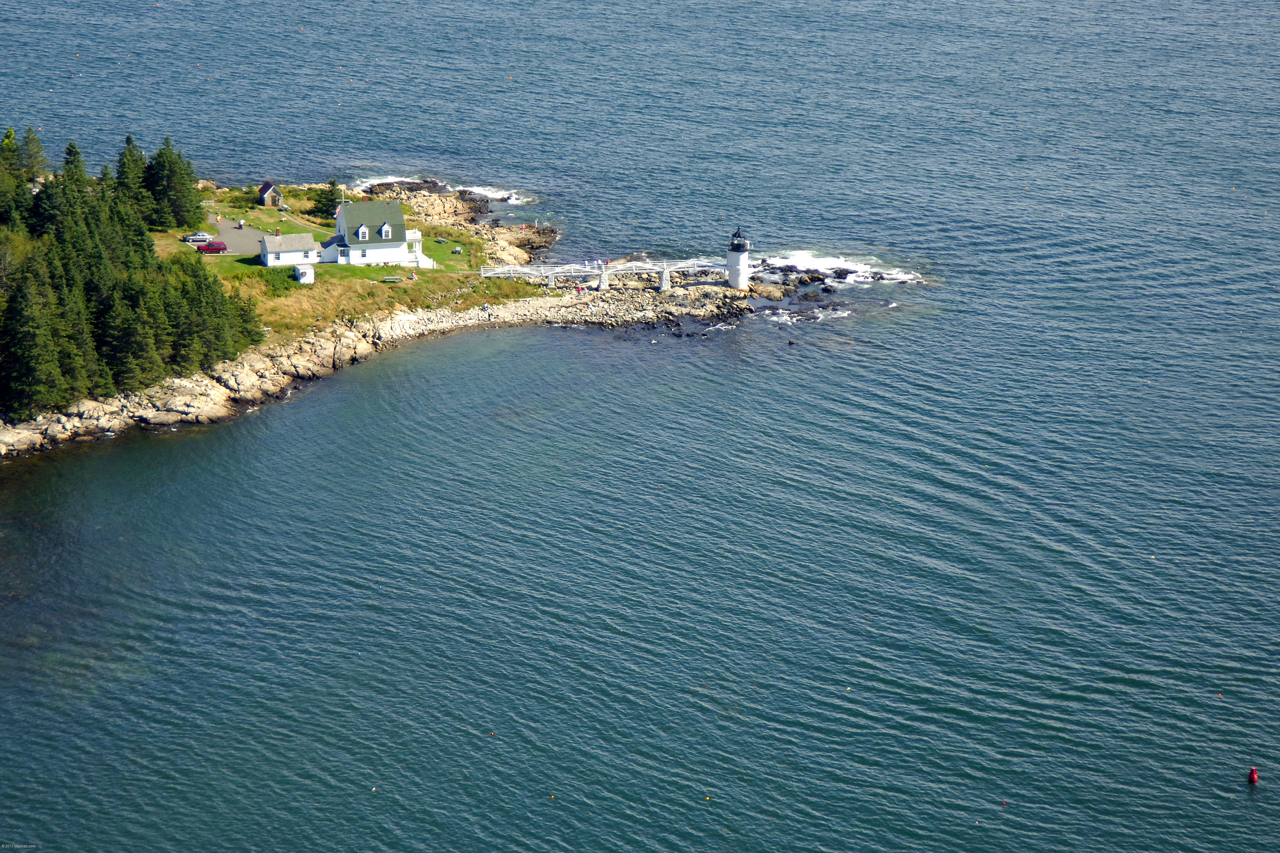 Marshall Point Lighthouse in Port Clyde, ME, United States lighthouse