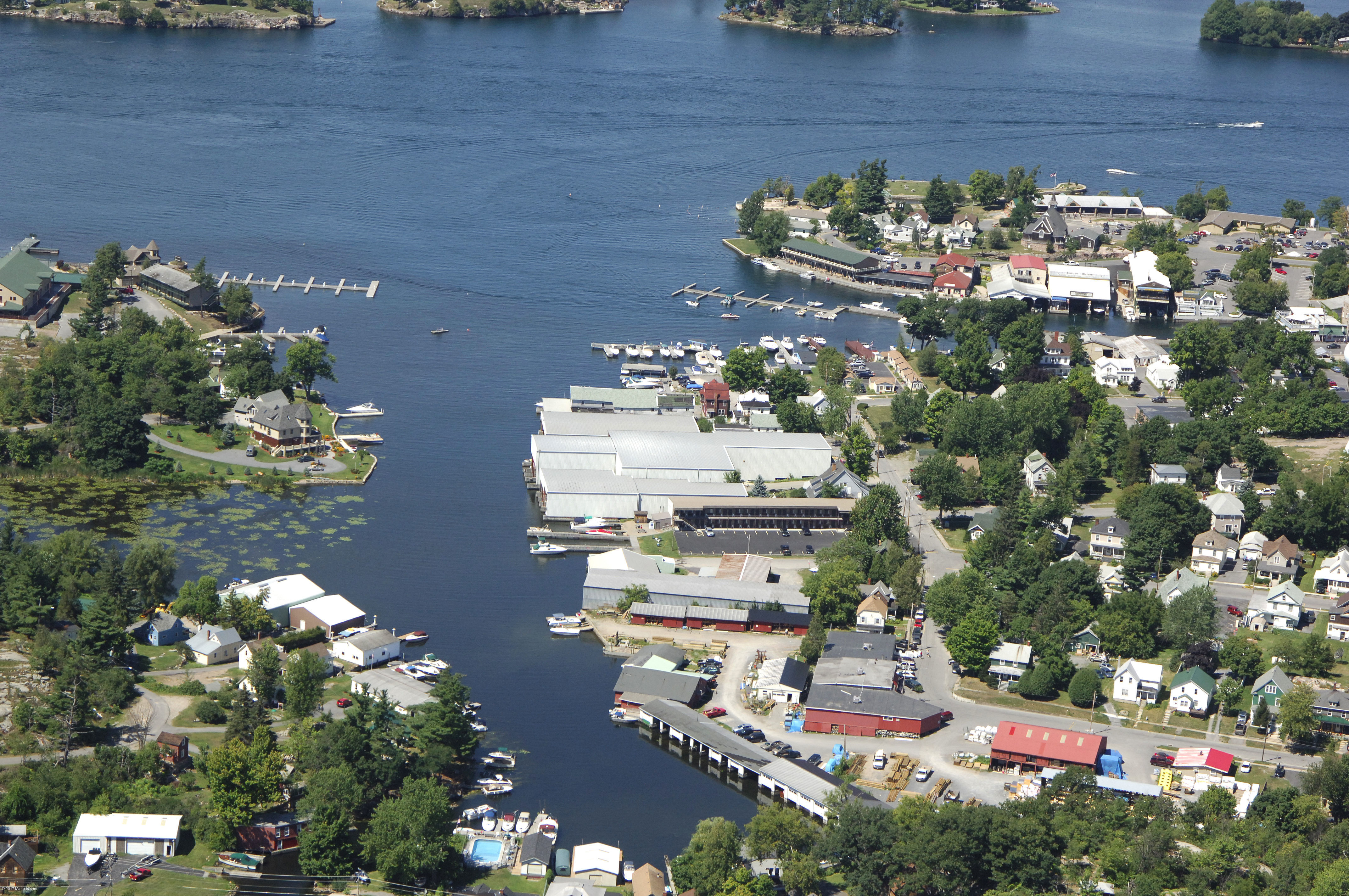 Hutchinson's Boat Works in Alexandria Bay, NY, United States Marina