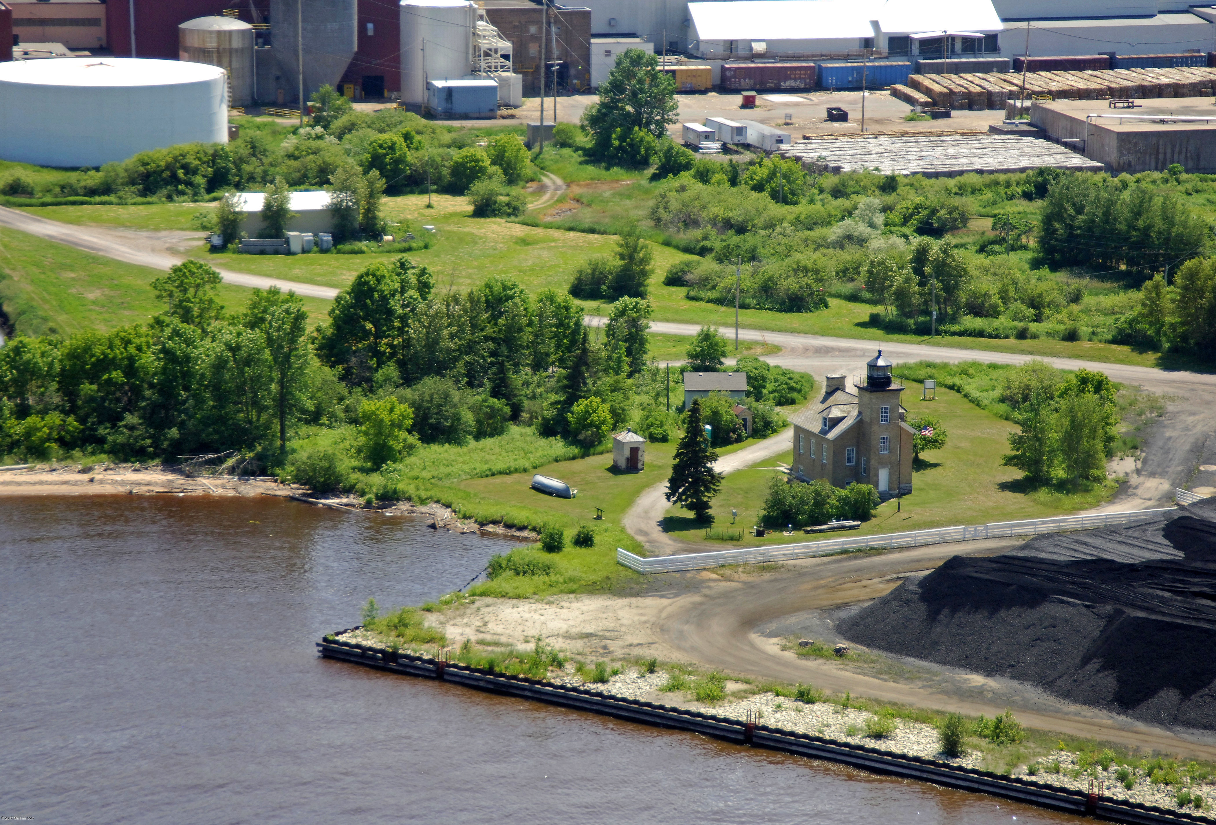 Ontonagon Lighthouse in Ontonagon, MI, United States - lighthouse