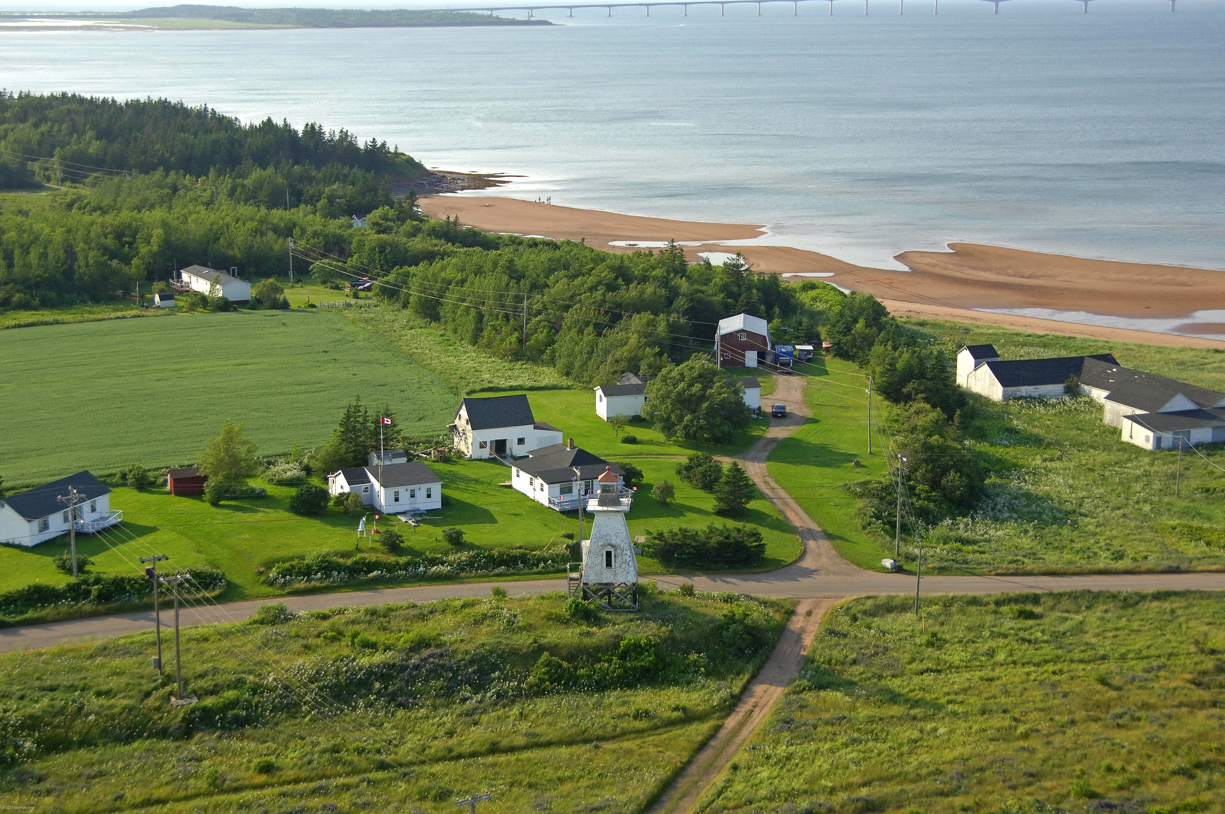 Cape Tormentine Pier Range Rear Light Lighthouse in Cape Tormentine, NB